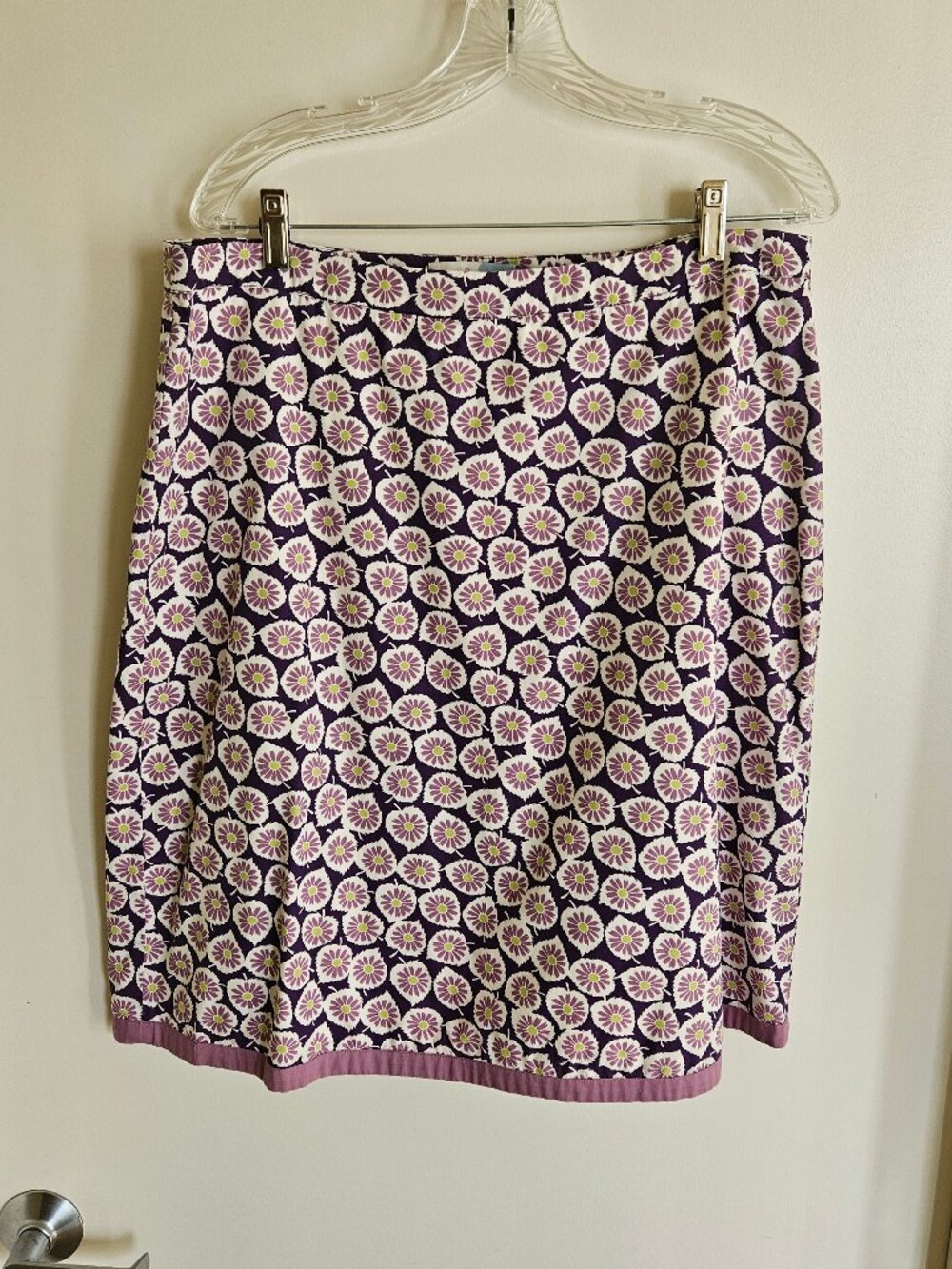Boden Cotton Skirt A-Line 12